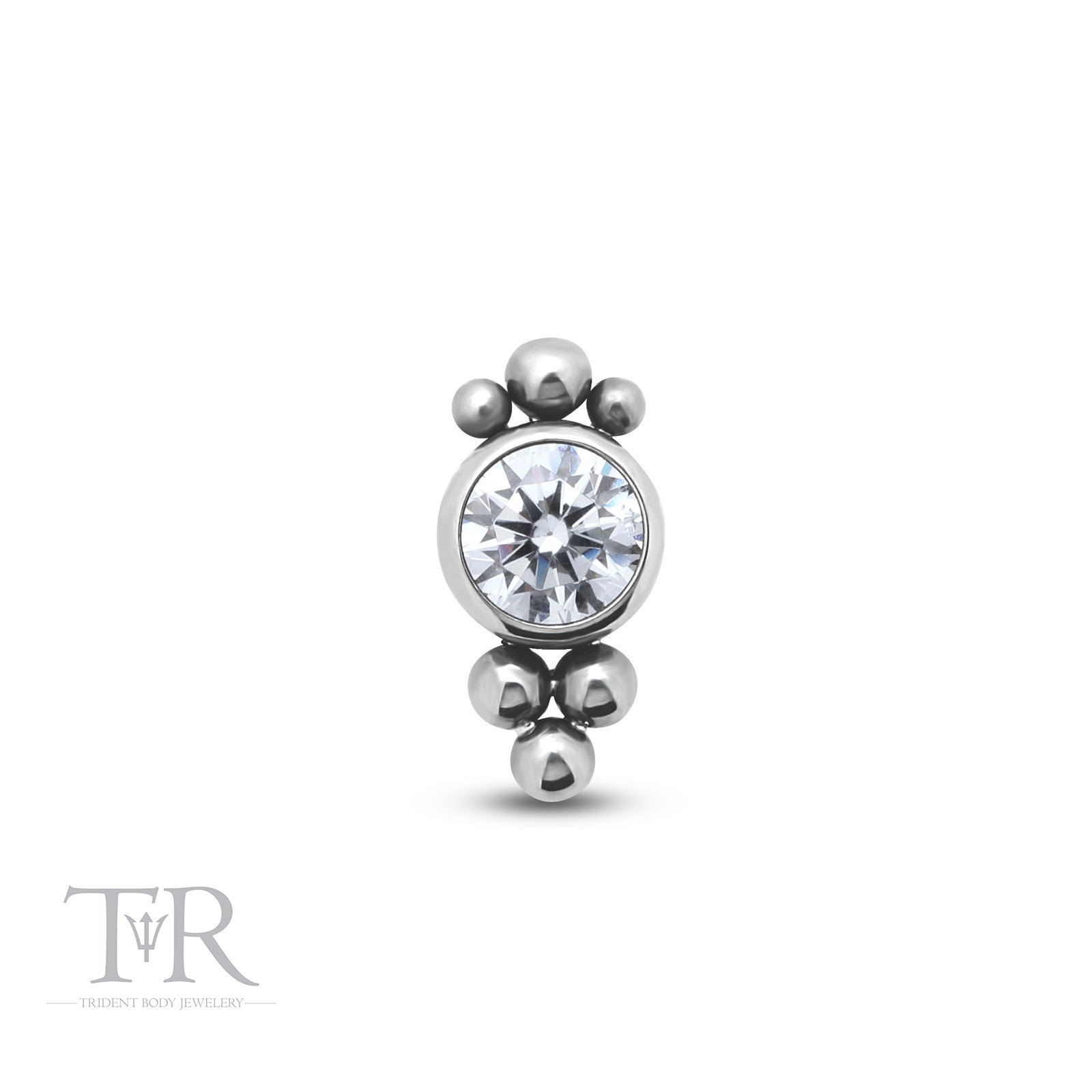Trident Internally Threaded 1 Jewel Cluster Attachment