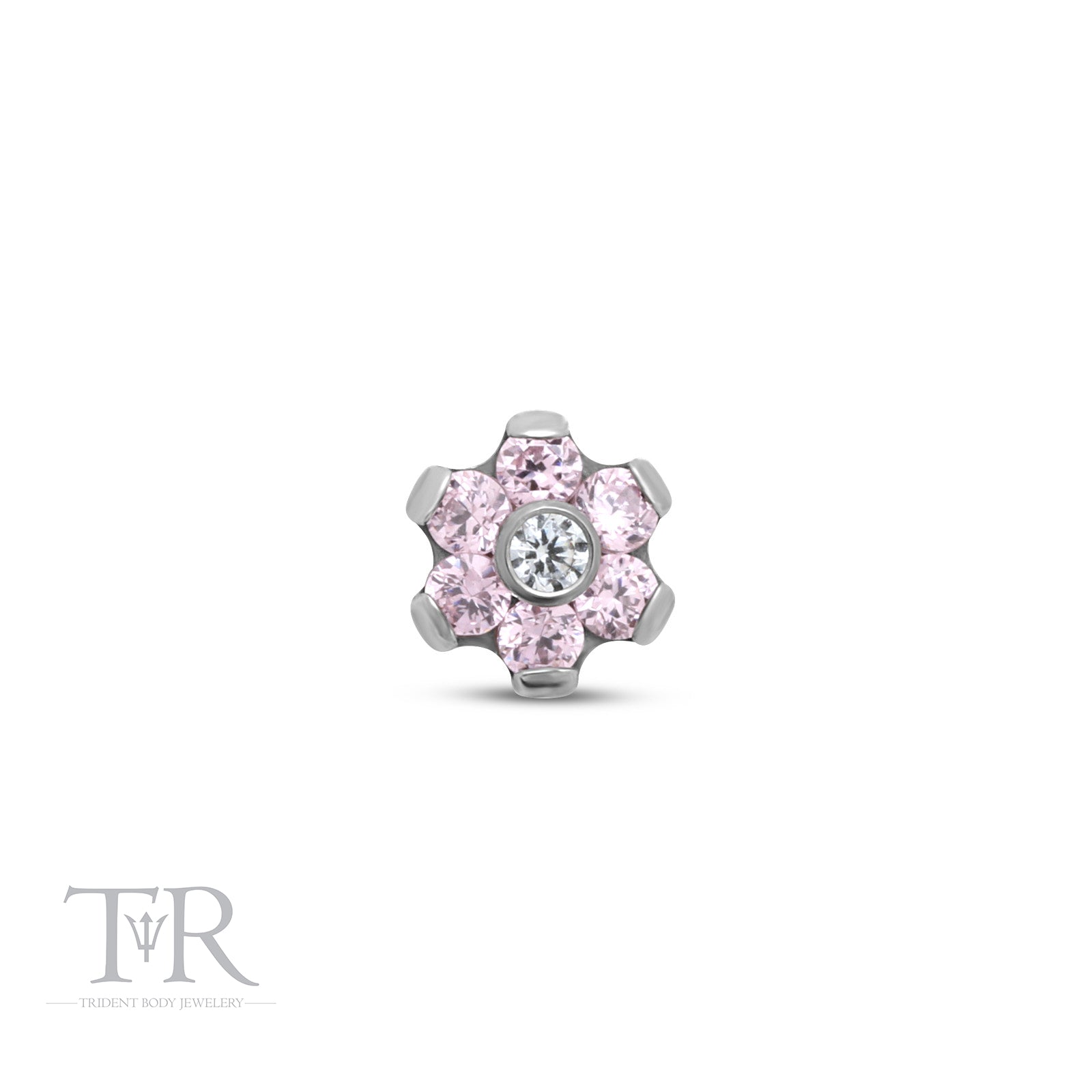 Trident Internally Threaded Jewelled Flower Attachment