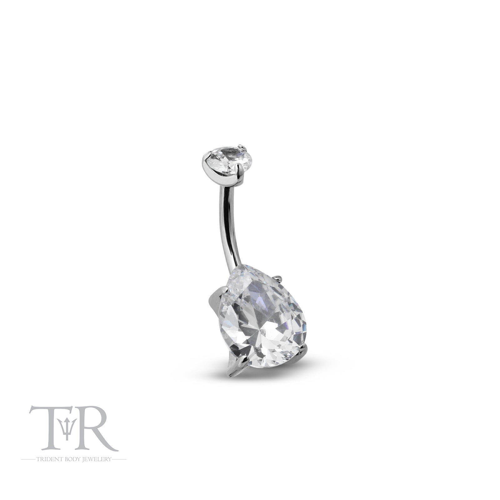Trident Internally Threaded Tear Drop Navel