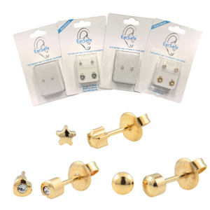 Heart - Star - Moon Gold PVD EarSafe Hangsell