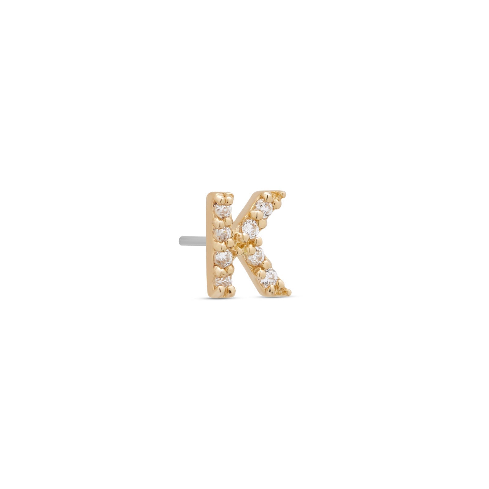 14kt Gold Threadless - Jewel K
