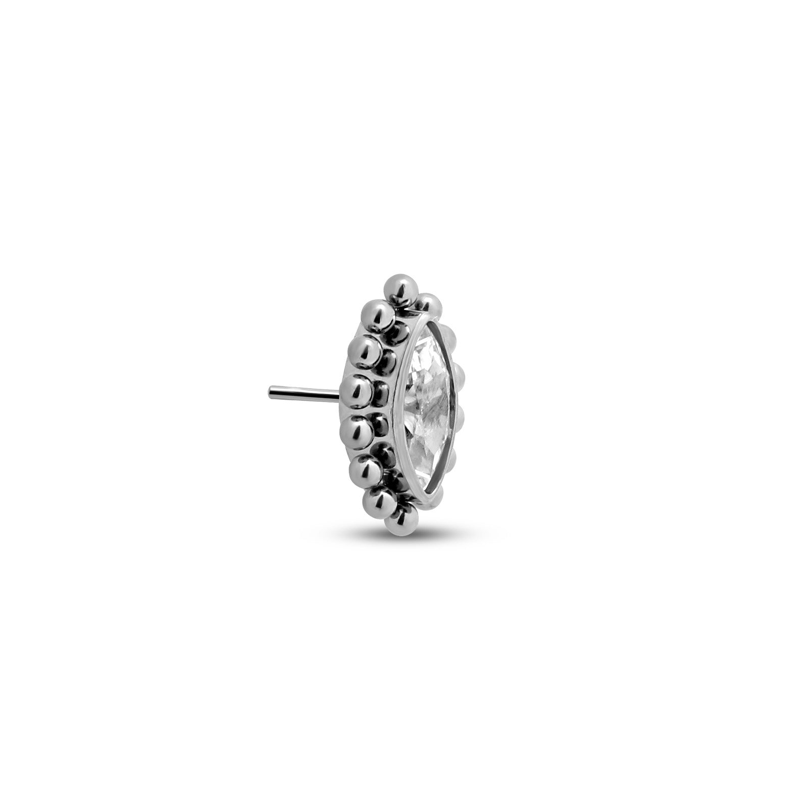 Trident Threadless Cluster Ovate Jewel Attachment
