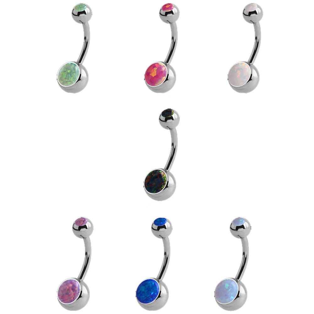Navel Bar Opal