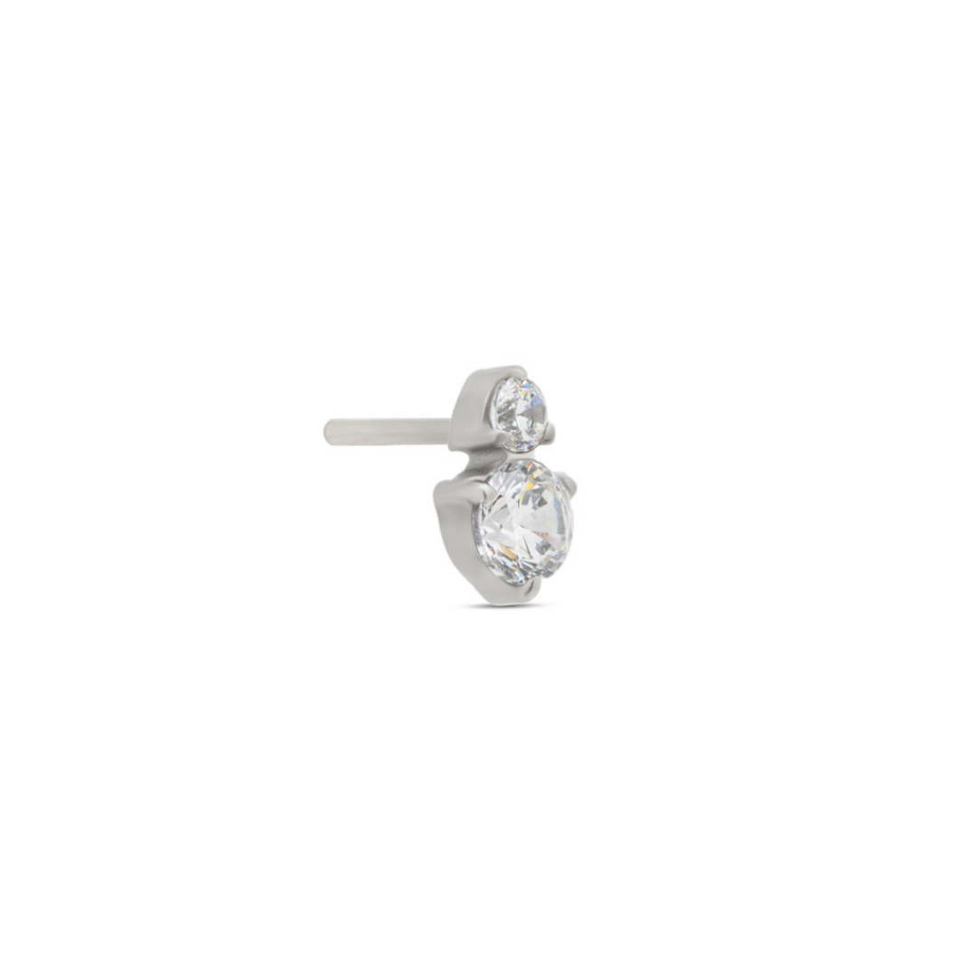 Trident Threadless Duo Round Stones Attachment