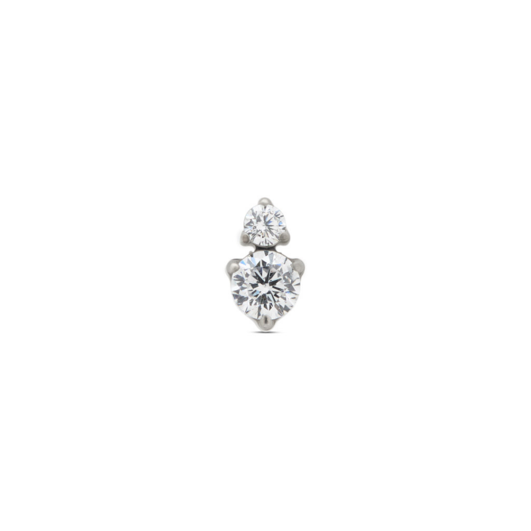 Trident Threadless Duo Round Stones Attachment