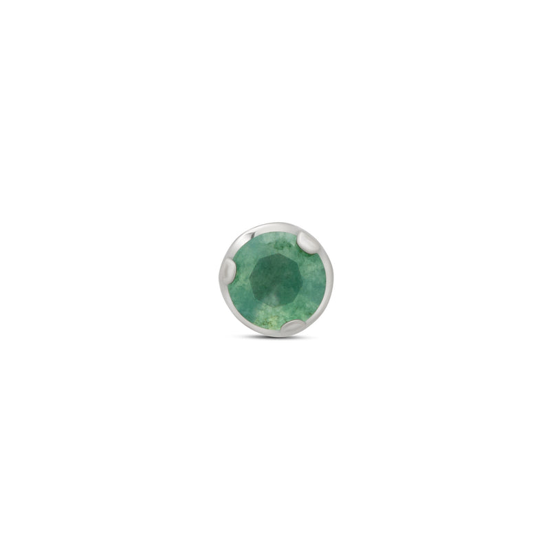 Trident Internally Threaded 3 Prong Natural Gemstone's Attachment