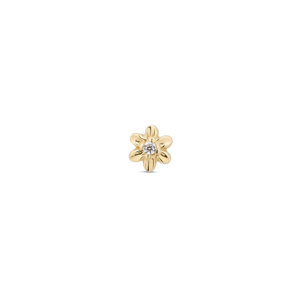 14kt Gold Threadless - Daisy