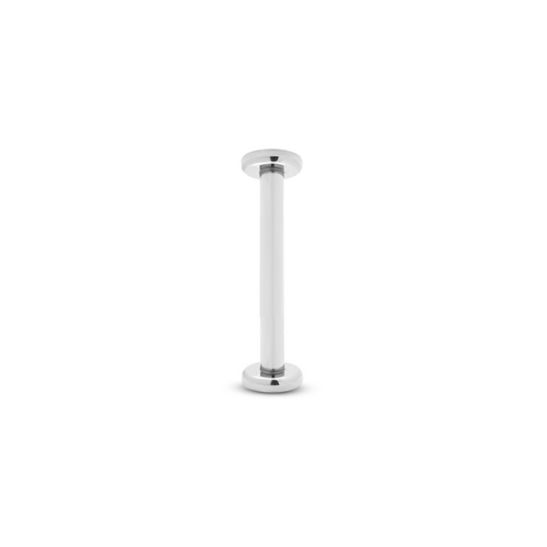 Trident Titanium Threadless Nose Labret - Disk