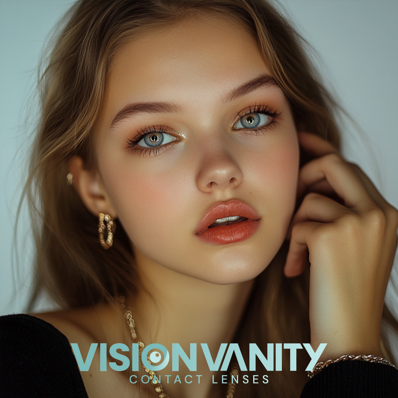 Tri Blue Contact Lenses - Vision Vanity