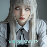 White Eye Contact Lenses Novelty - Vision Vanity