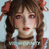 Super Red Contact Lenses Novelty - Vision Vanity