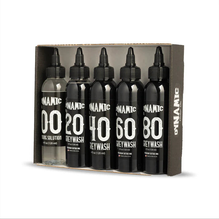 Dynamic Ink Greywash 5 Bottle Set 4oz