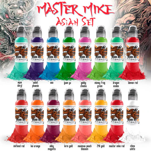 Master Mike Asian Tattoo Set