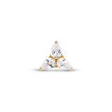 Trident 24kt Gold PVD Titanium Threadless Triforce Attachment