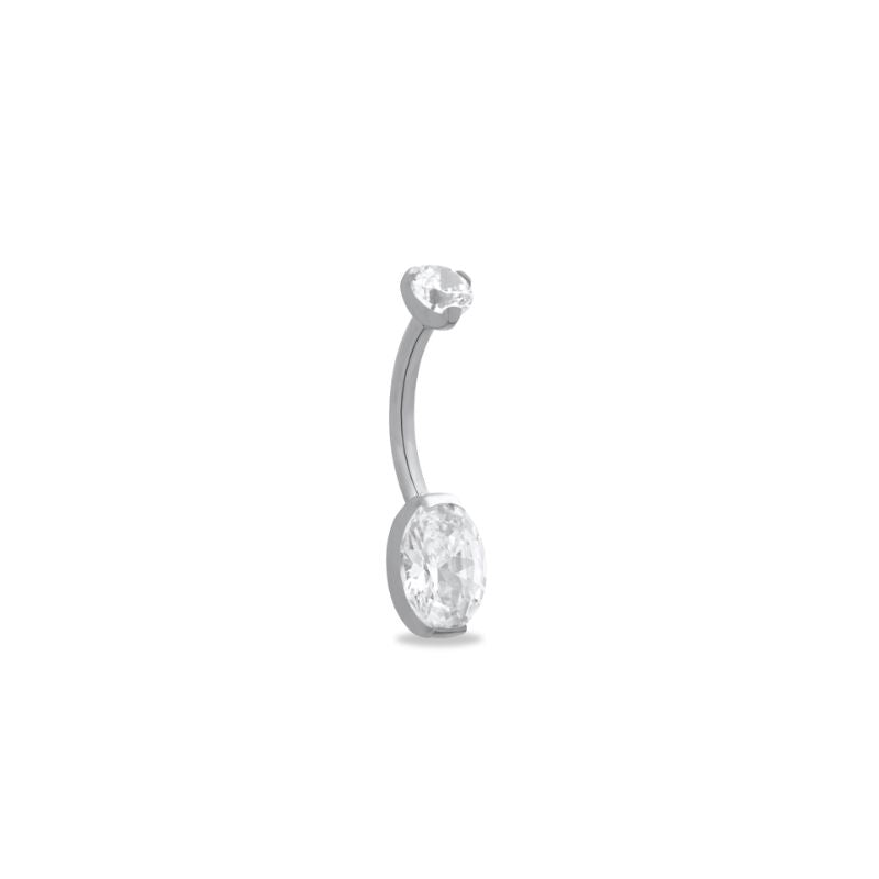 Titanium Internal 2 Prong Mini Navel