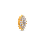 Trident 24kt Gold PVD Titanium Internally Threaded Marquise Flower Attachment