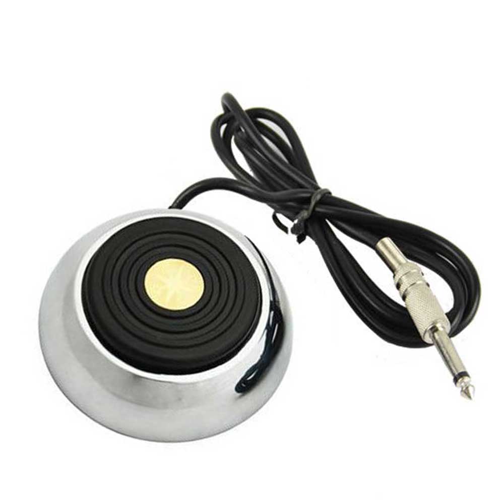 Metal Footswitch Pedal Star in chrome