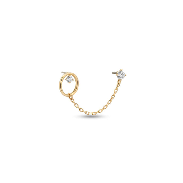 14kt Gold Threadless Attachment - Tera