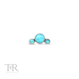 Trident Internal Titanium 3 Stone Opal Attachment