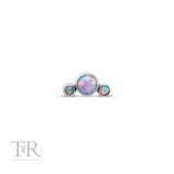 Trident Internal Titanium 3 Stone Opal Attachment