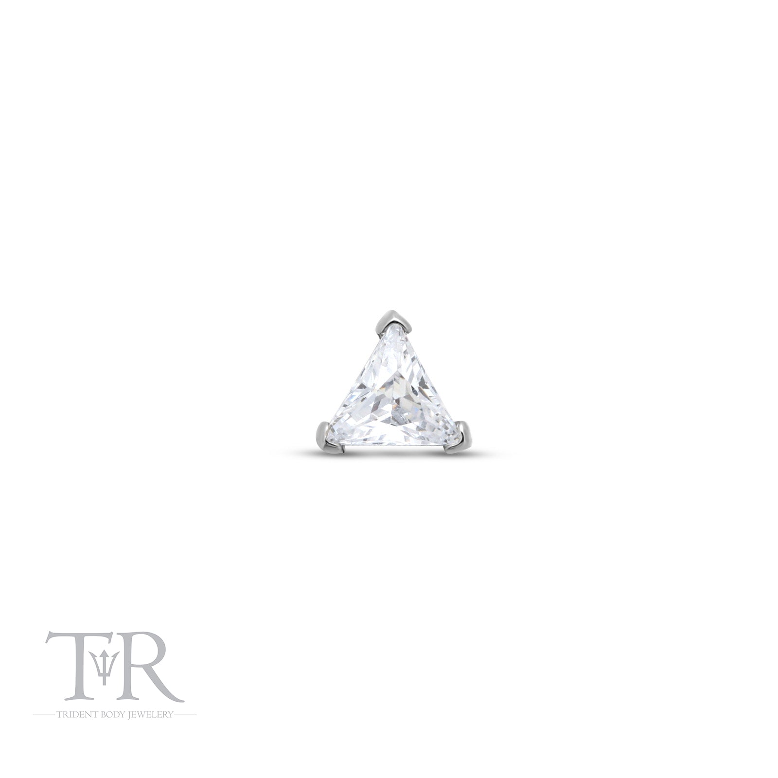 Trident Internally Threaded Jewelled Triangle Attachment