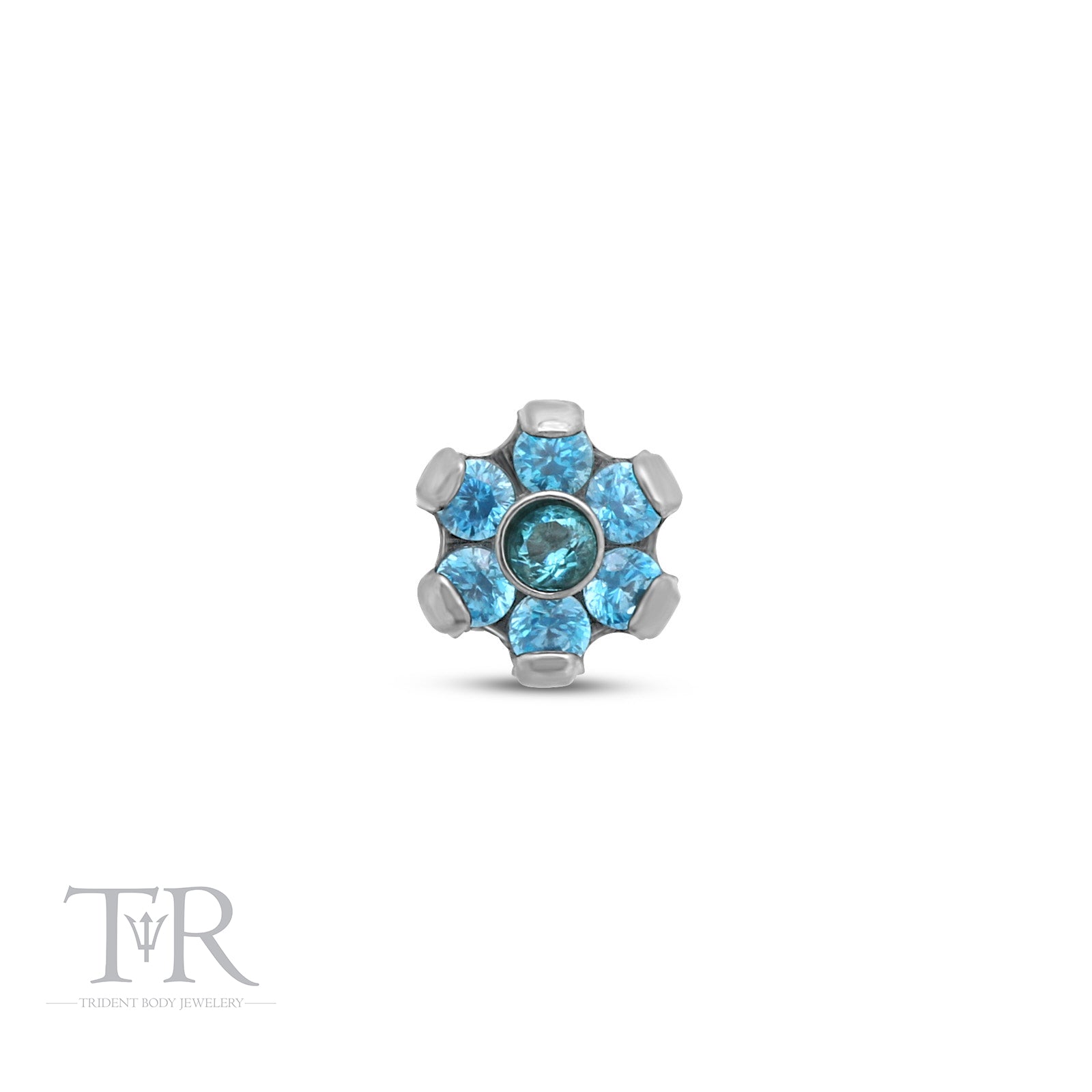 Trident Internally Threaded Jewelled Flower Attachment