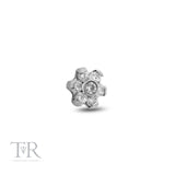 Trident Titanium Internal 16G Threaded Jewelled Flower