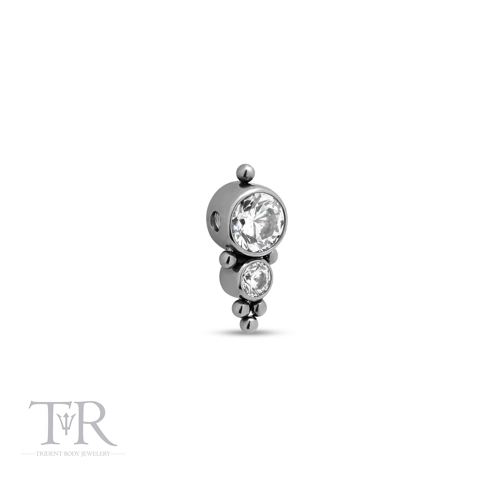 Trident Internally Threaded 2 Jewel Cluster Attachment