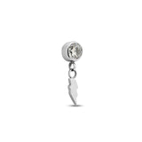 Trident Threadless 4mm Jeweled Dangle Lightening Attachment