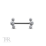 Trident Threadless Nipple Cluster 3 Gem 1.6mm x 14mm