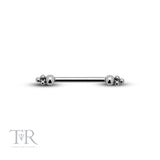 Trident Threadless Nipple Cluster 3 Balls 1.6mm x 14mm