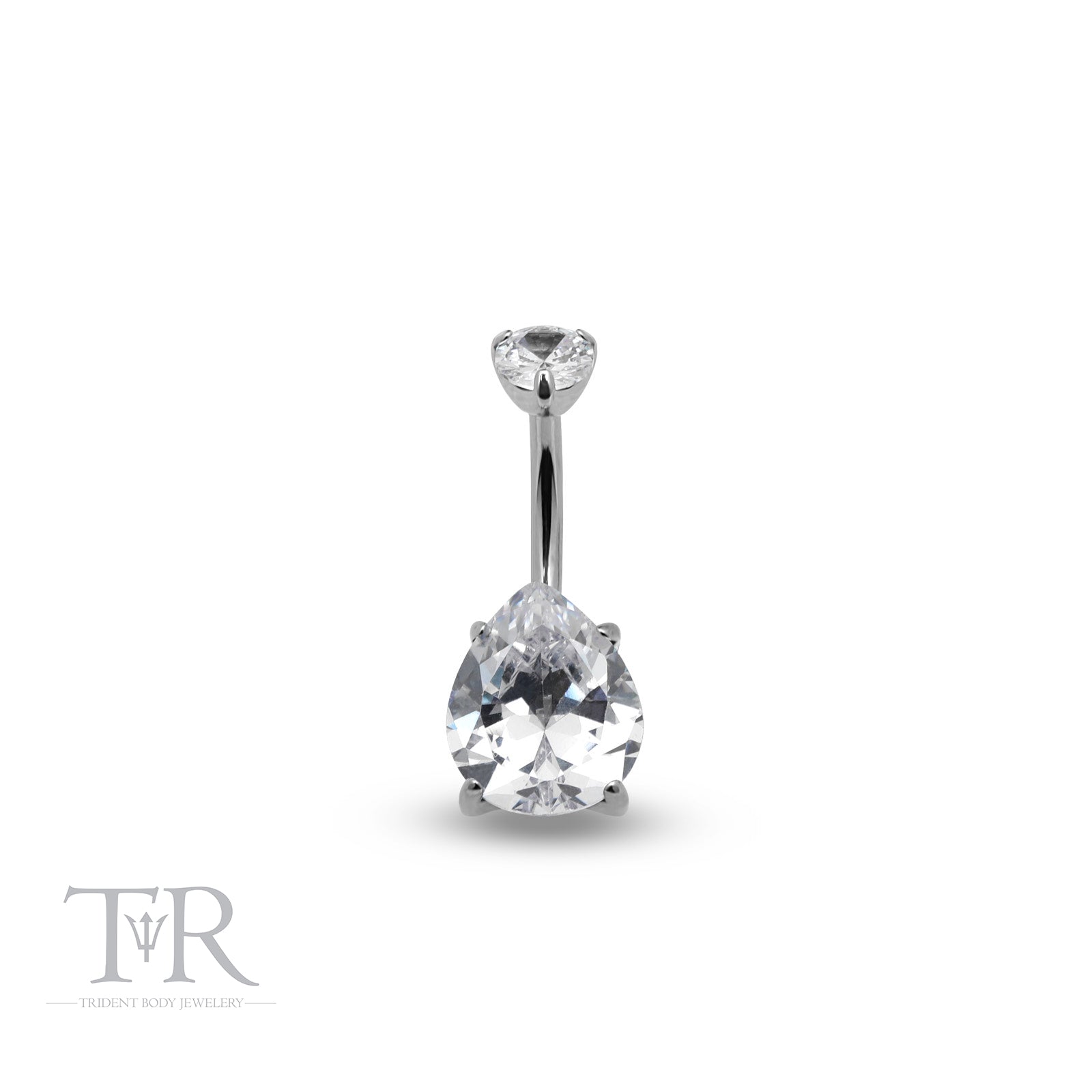 Trident Internally Threaded Tear Drop Navel
