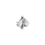 Trident Threadless Bee With Crystal Wings Attachment