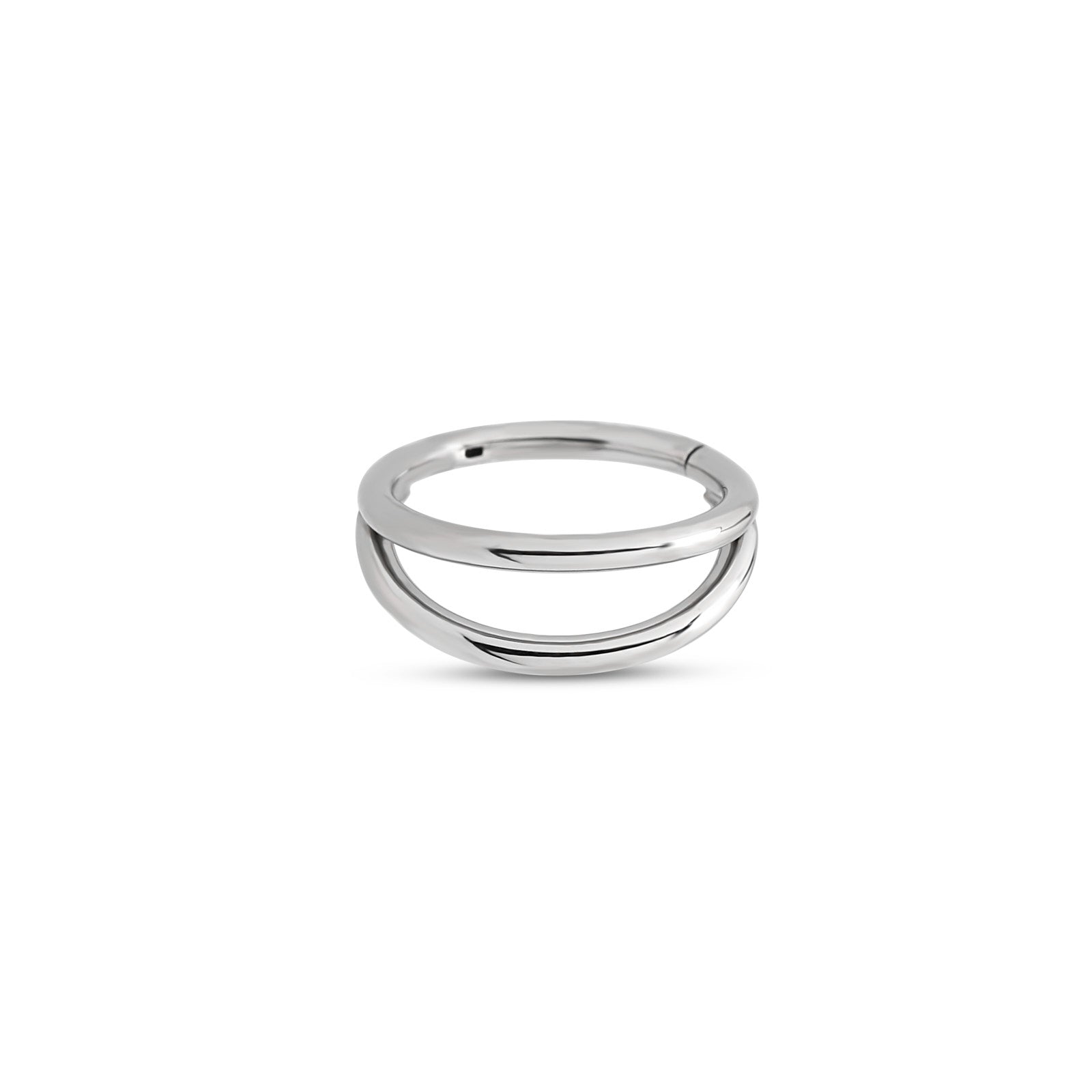 Trident Double Ring - Hinged Ring