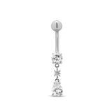 Trident Internally Threaded Dangle Navel