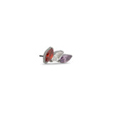 Trident Threadless Marquise Trio - Red, Clear, Purple Attachment