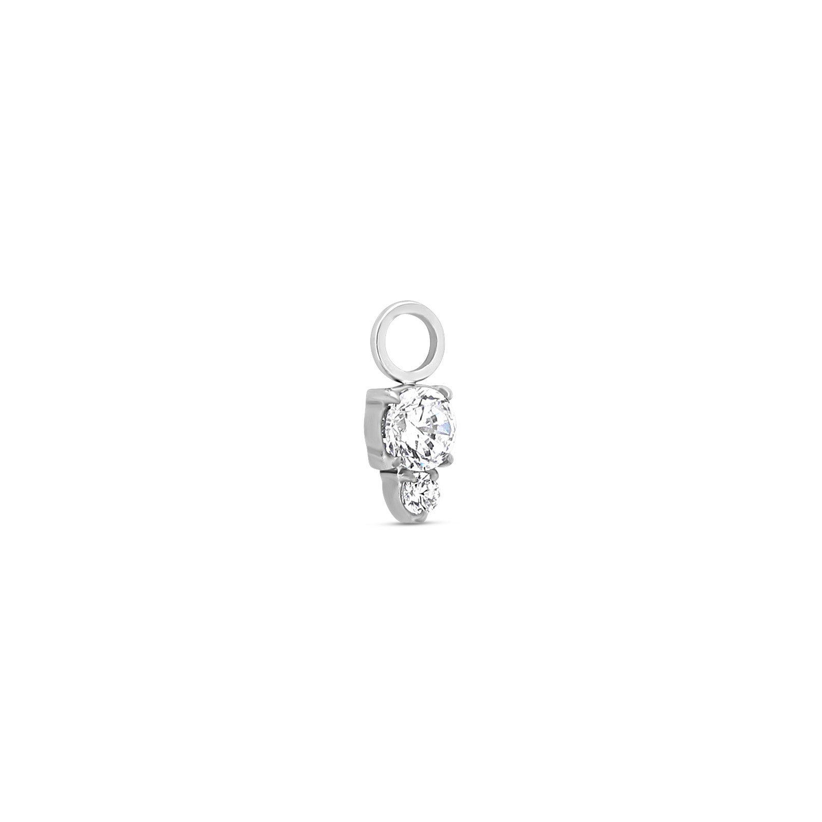 Trident Double Jewel Dangle