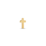 14kt Gold Threadless - Cross