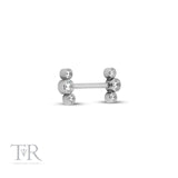 Trident Threadless Nipple Cluster 3 Gem 1.6mm x 14mm