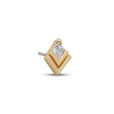 14kt Gold Threadless Attachment - Arris