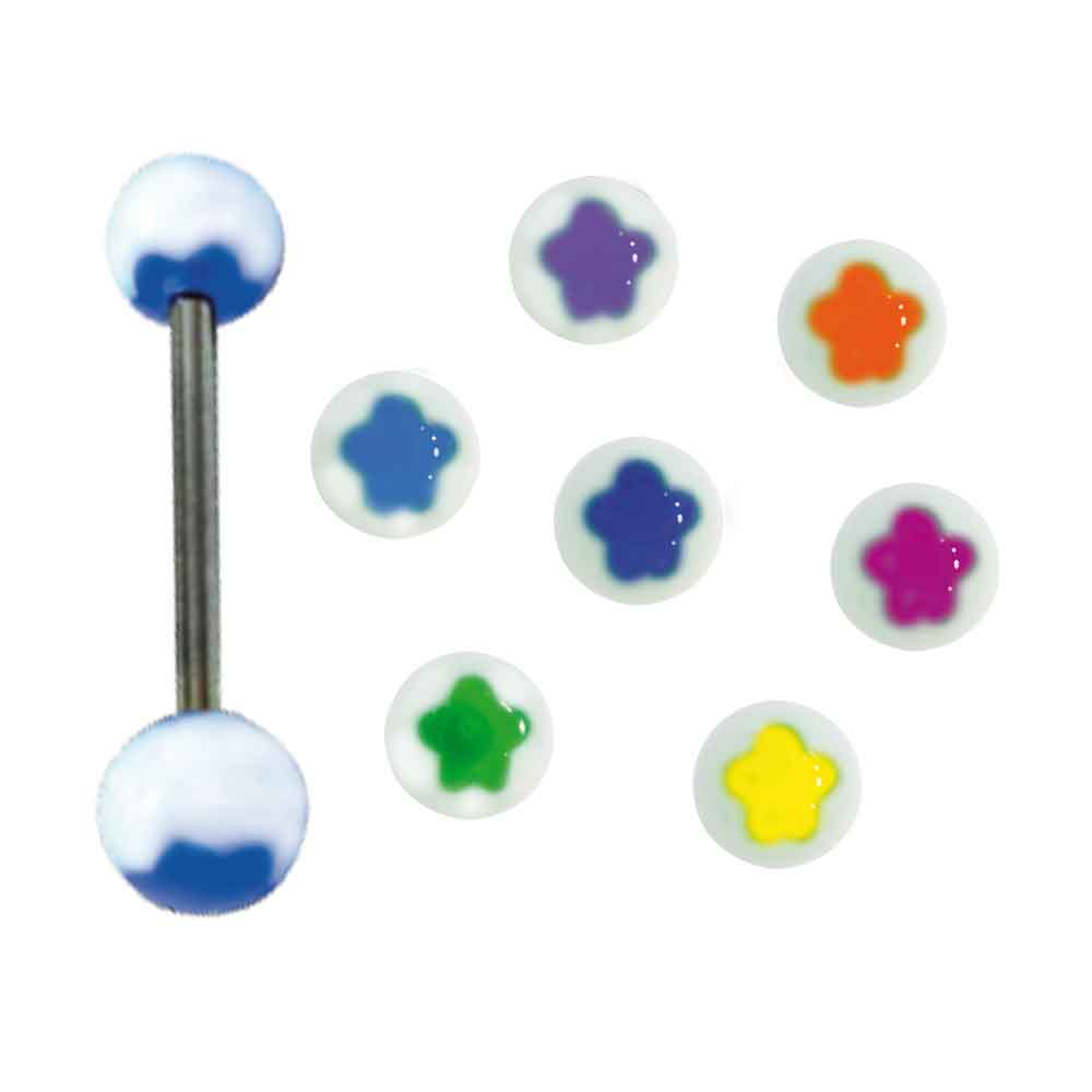 Barbell UV Flower Ball