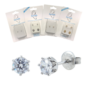Surgical Steel 6mm Crown Set EarSafe Hangsell