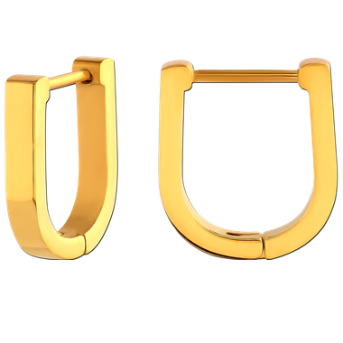 Gold PVD Ear Clicker U