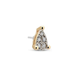 14kt Gold Threadless Attachment - Enola