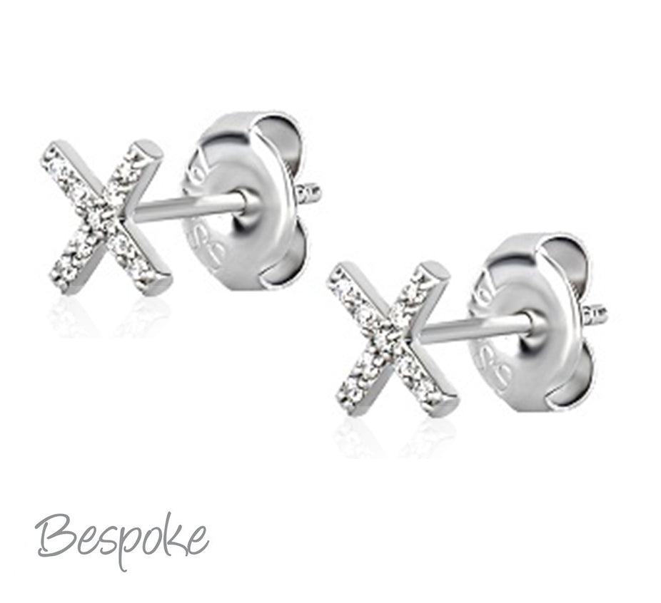 Bespoke Earring X 0.8mm - Pair