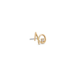 14kt Gold Threadless - Capricorn