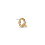 14kt Gold Threadless - Jewel Q