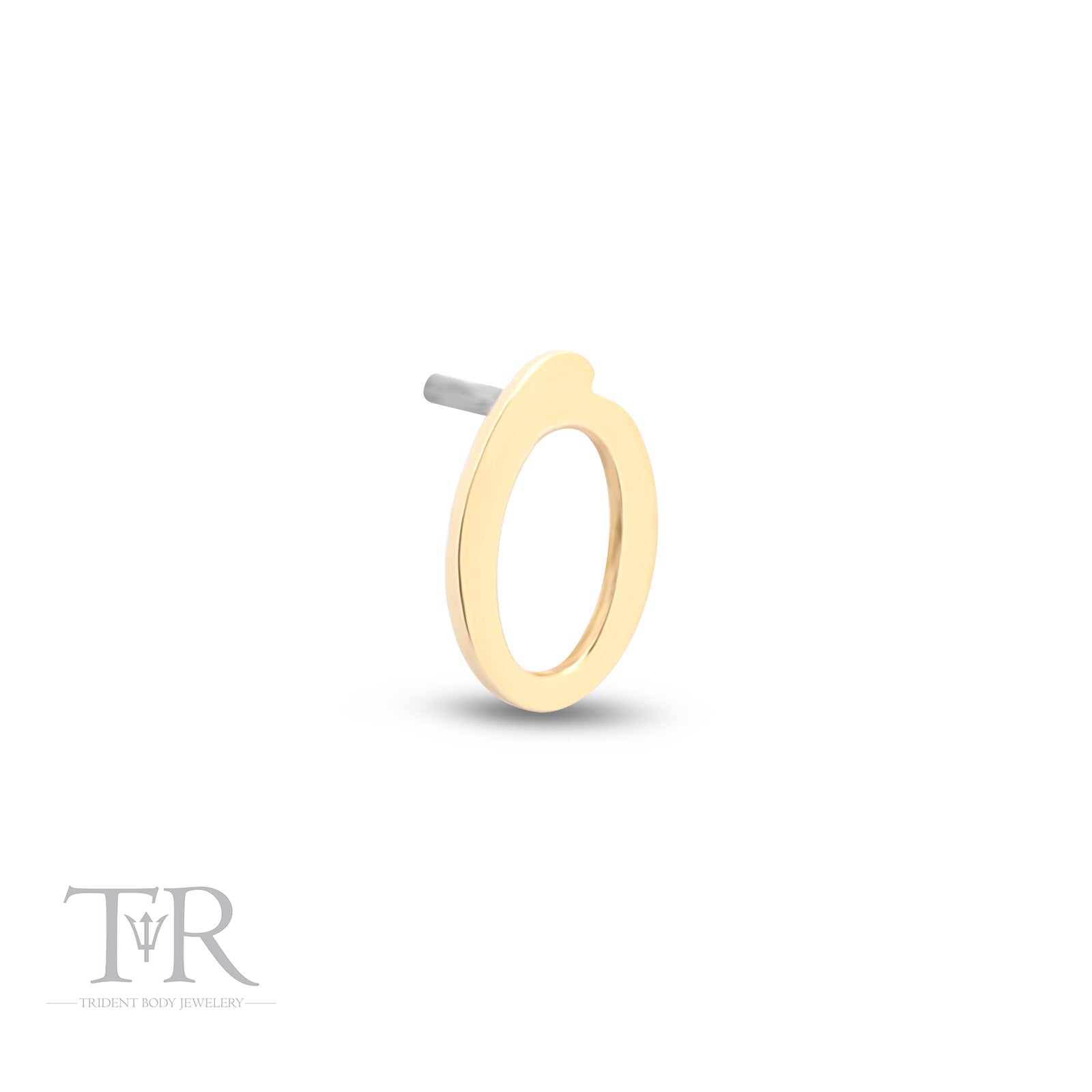 14kt Gold Threadless Ring Attachement