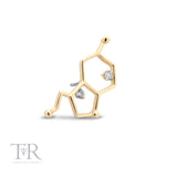 14kt Gold Threadless Serotonin Jewelled Attachement