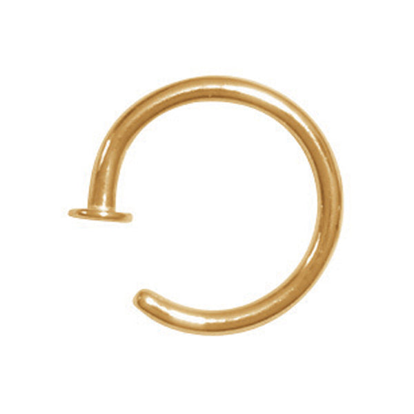 Gold PVD Nose Hoop